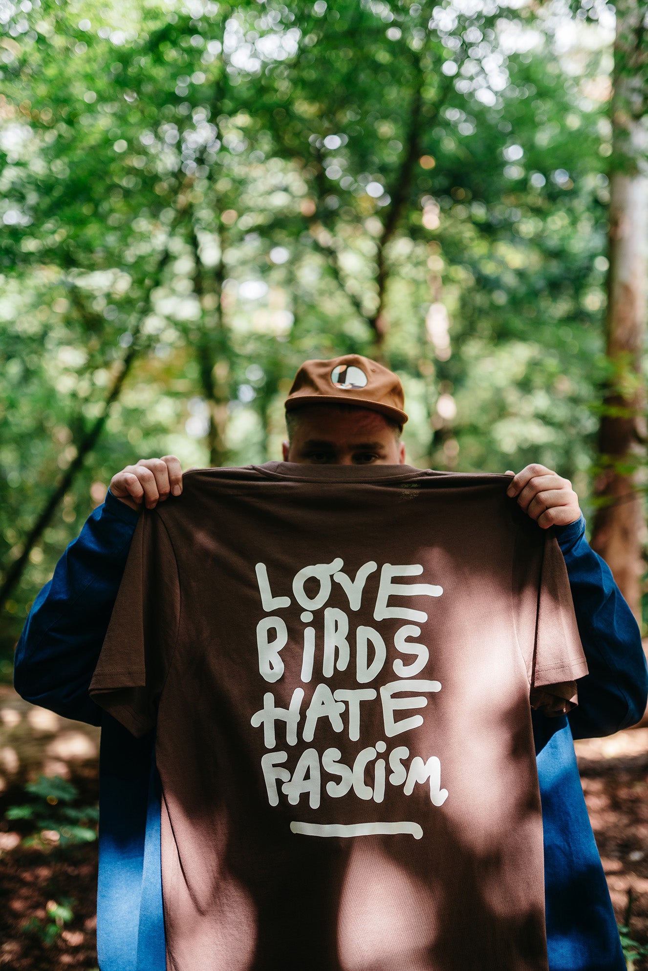 Birds - Shirt Braun