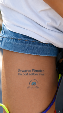 „Ich schaff das!“- Tattoos