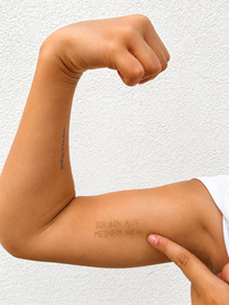 „Ich schaff das!“- Tattoos
