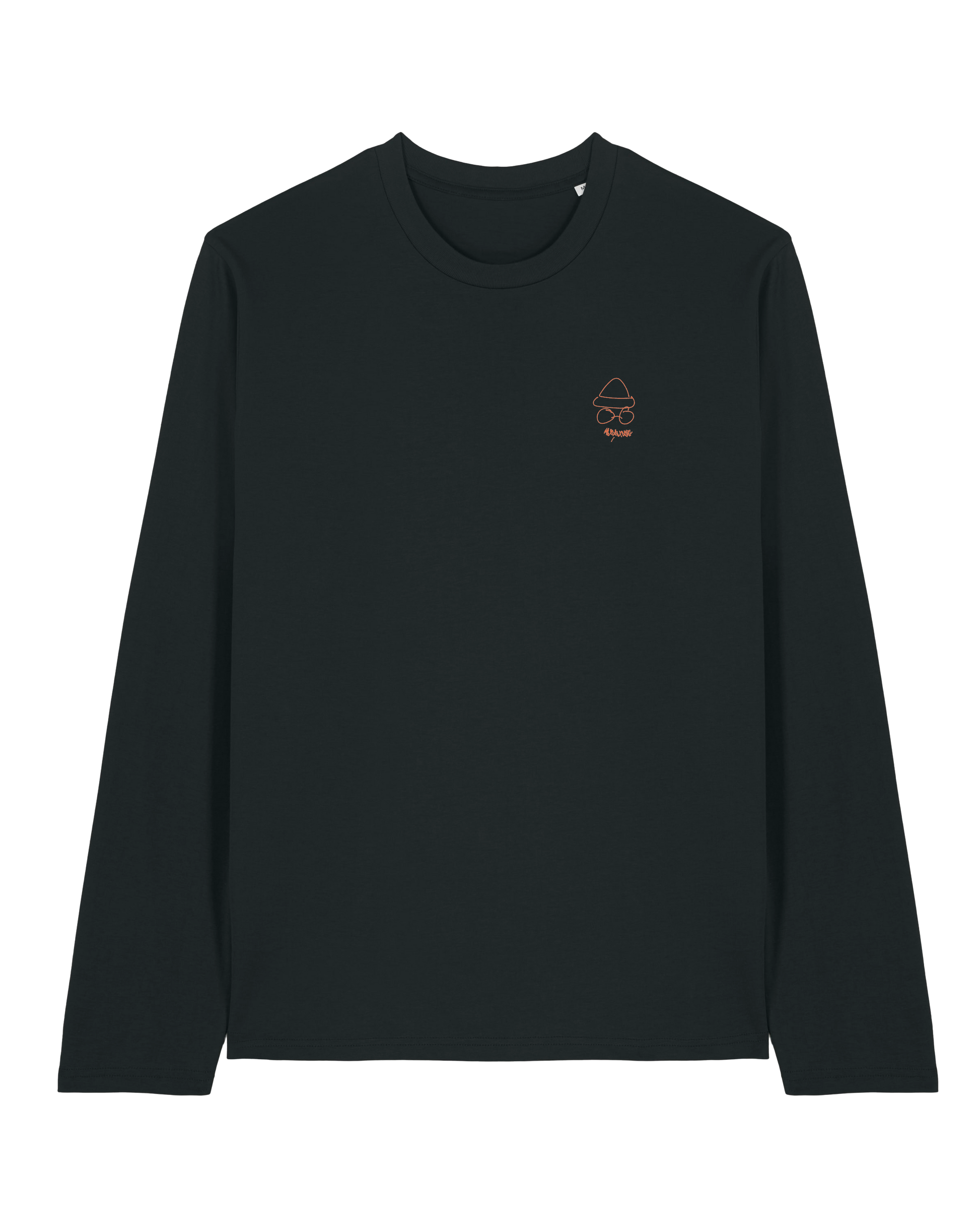 Hummer auf Schwarz (Black)  - Longsleeve