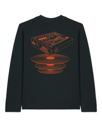 Hummer auf Schwarz (Black)  - Longsleeve