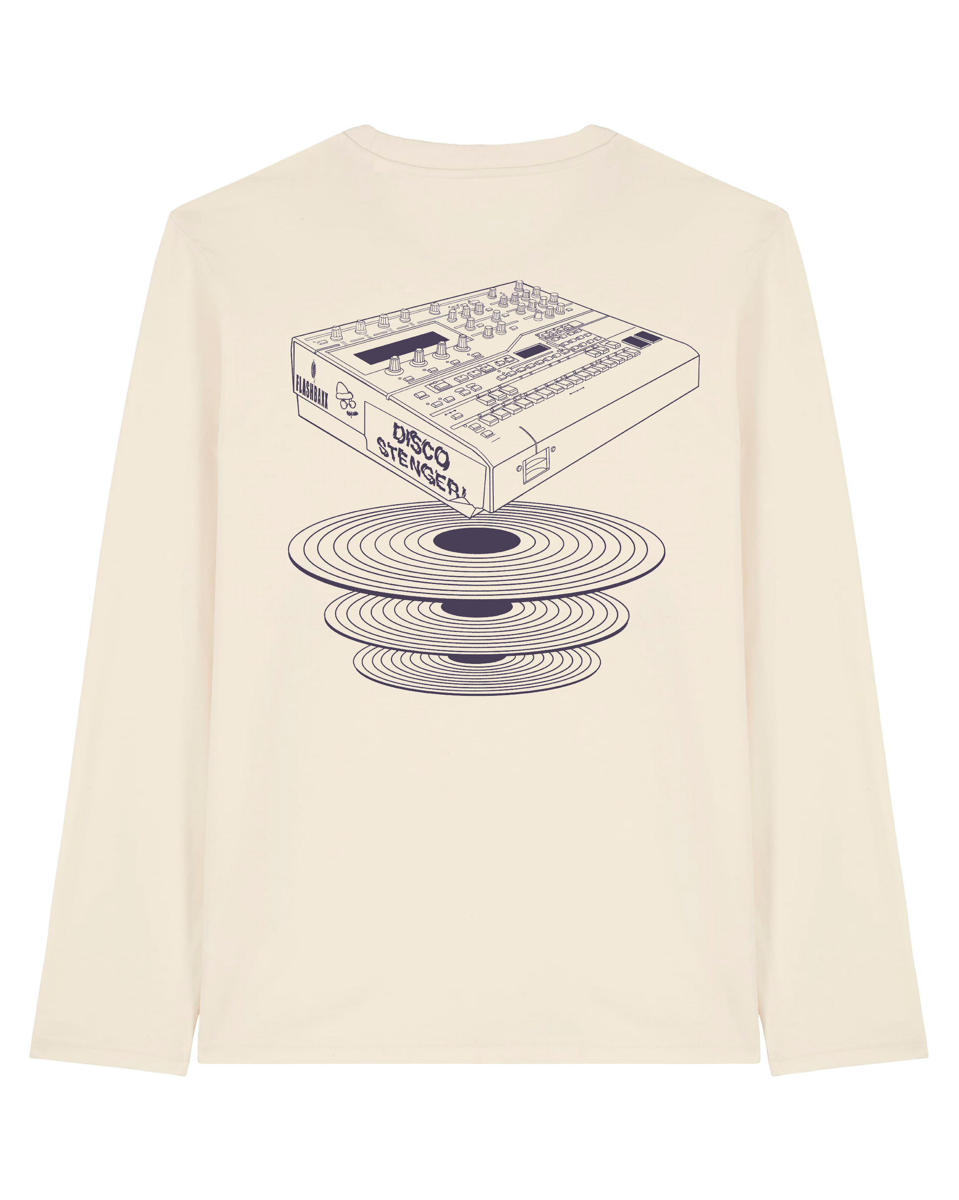 Pflaume auf Vanille (Natural Raw)  - Longsleeve