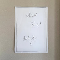 BLUMEN &amp; KONZEPT DAHINTER - Poster DIN A1