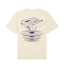 Pflaume auf Bio-Ei (Natural Raw) - T-Shirt